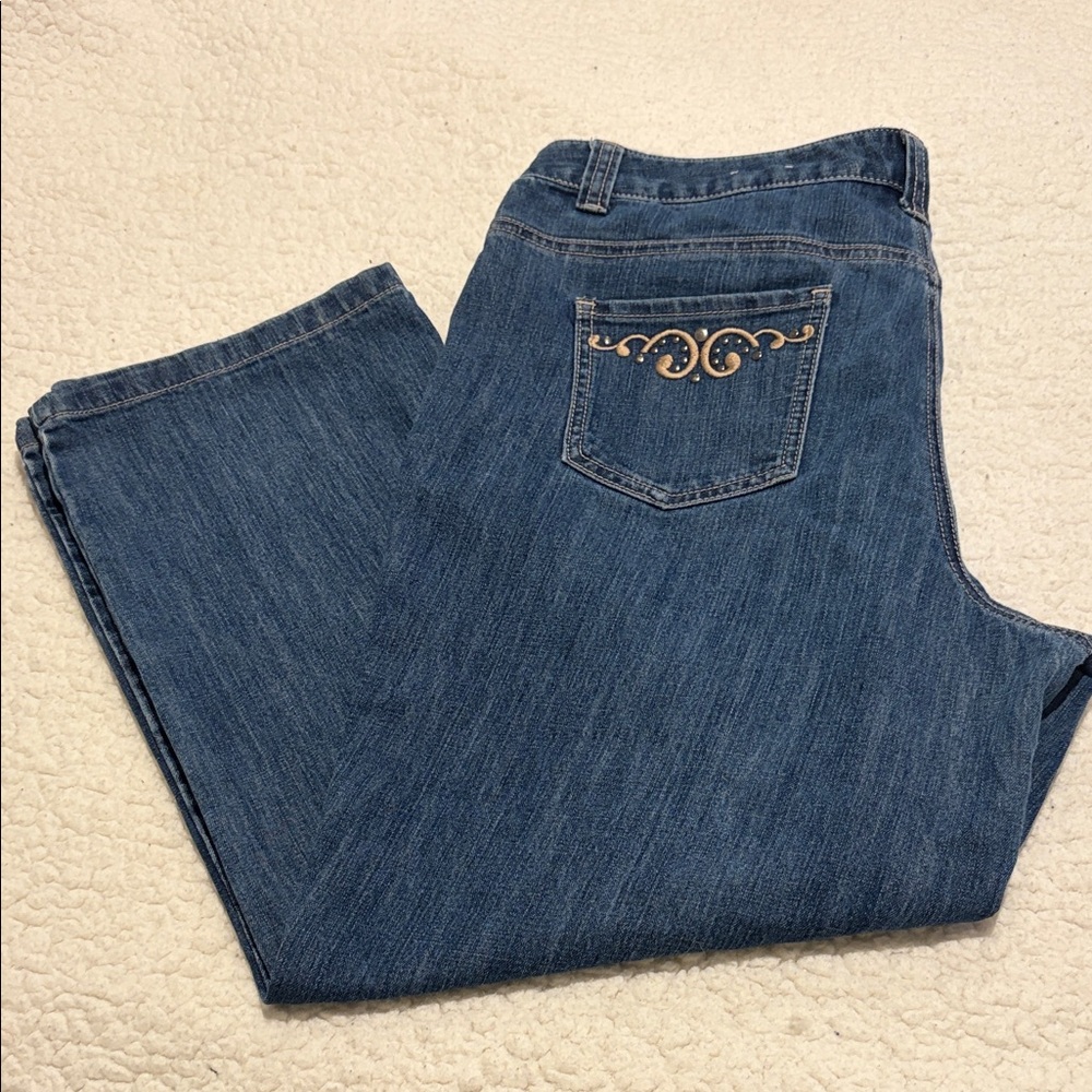 Christopher & Banks Denim Jeans with Embellished Pocket